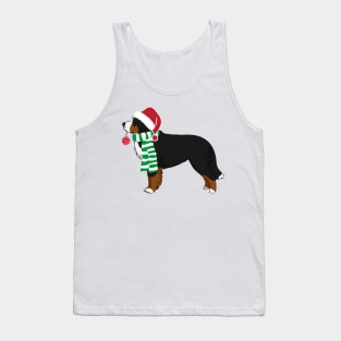 Bernese Mountain Dog Christmas Dog Tank Top